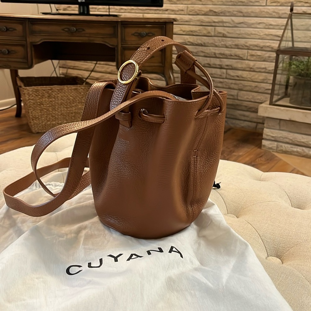 Cuyana mini bucket bag